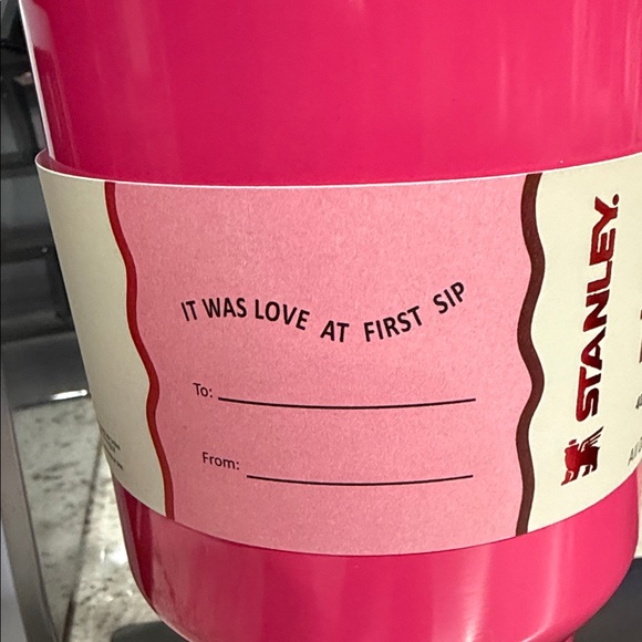 Stanley Vibrant Pink Quencher Tumbler Valentines 40 oz - Picture 8 of 10